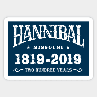 Hannibal Missouri 200 year Anniversary Sticker